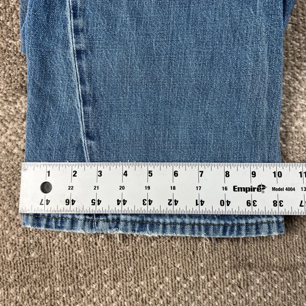 True Religion Joey Bootcut Jeans Blue Denim Made in USA AB-80SHY Mens Size 34